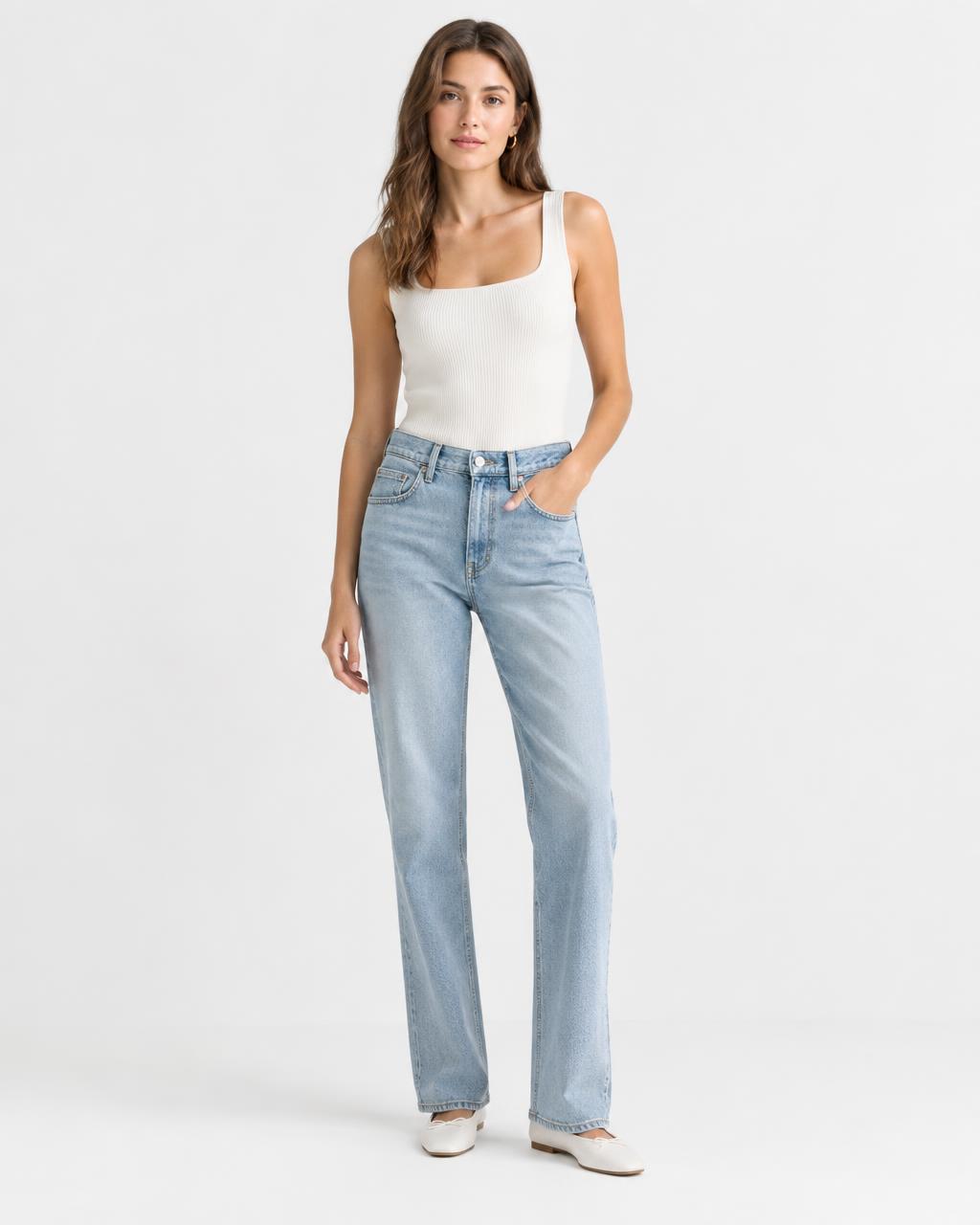Straight-leg jeans "Jade"